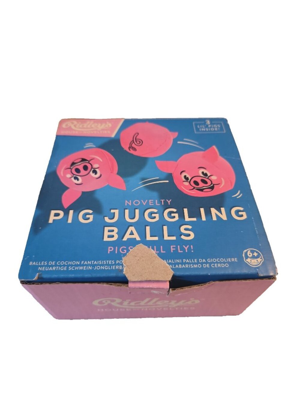 Ridley's Pig Juggling Balls 3 Pieces with How to Juggle Instruction Book